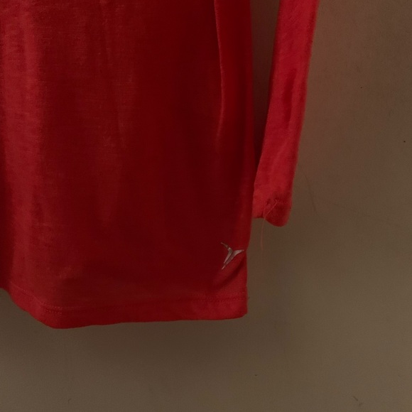 Old Navy WMS MATERNITY bright coral colored WMS TOP size Small - Picture 4 of 11